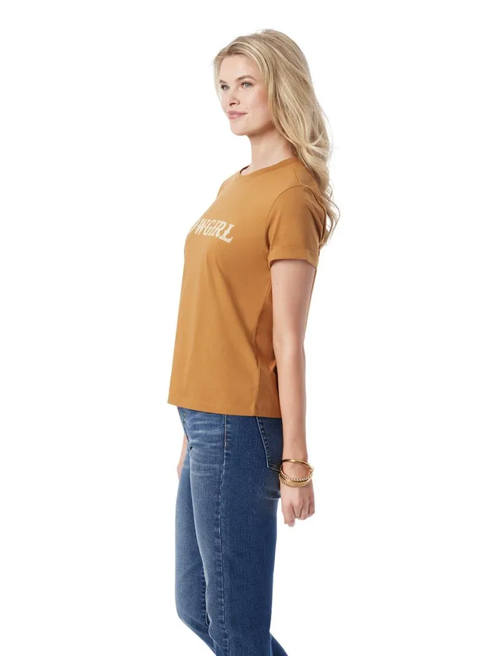 Women Tops and Tees Jessica Simpson Ike Tee In Bone Brown