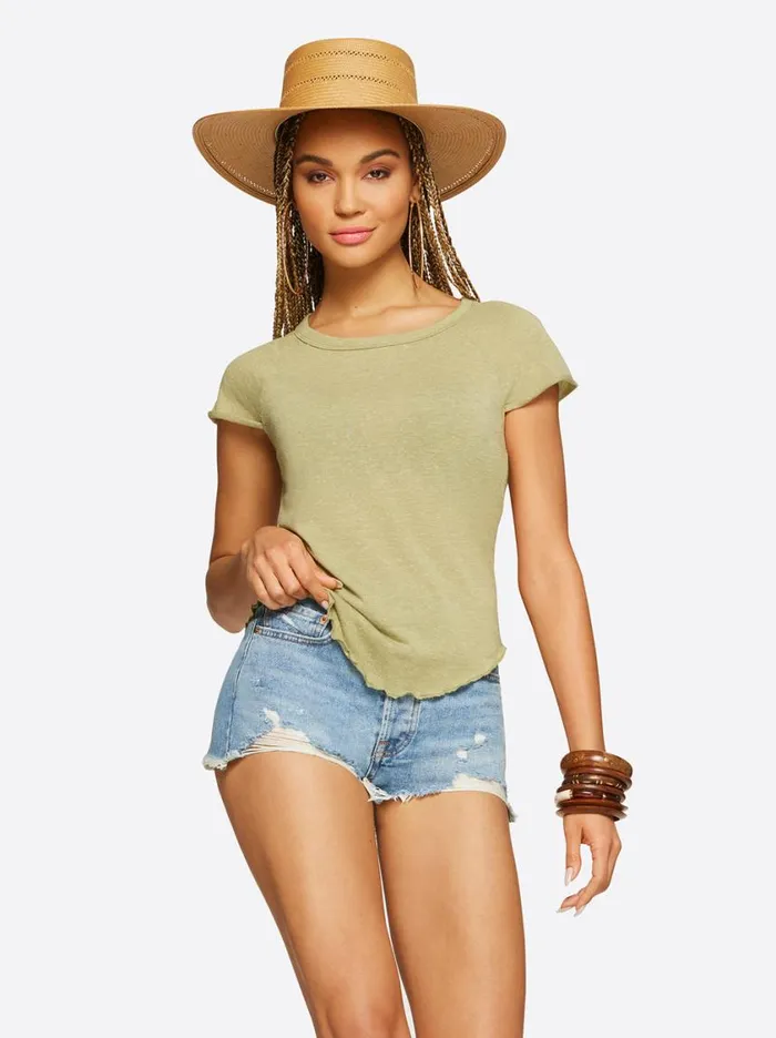 Women Tops and Tees Jessica Simpson Rivers Baby Tee In Cedar