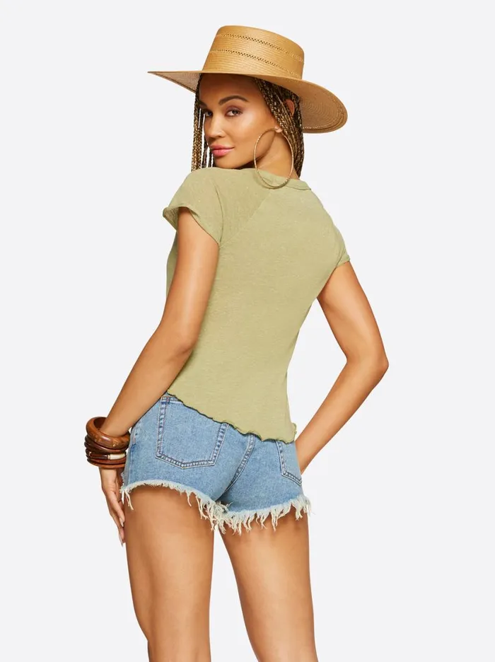 Women Tops and Tees Jessica Simpson Rivers Baby Tee In Cedar