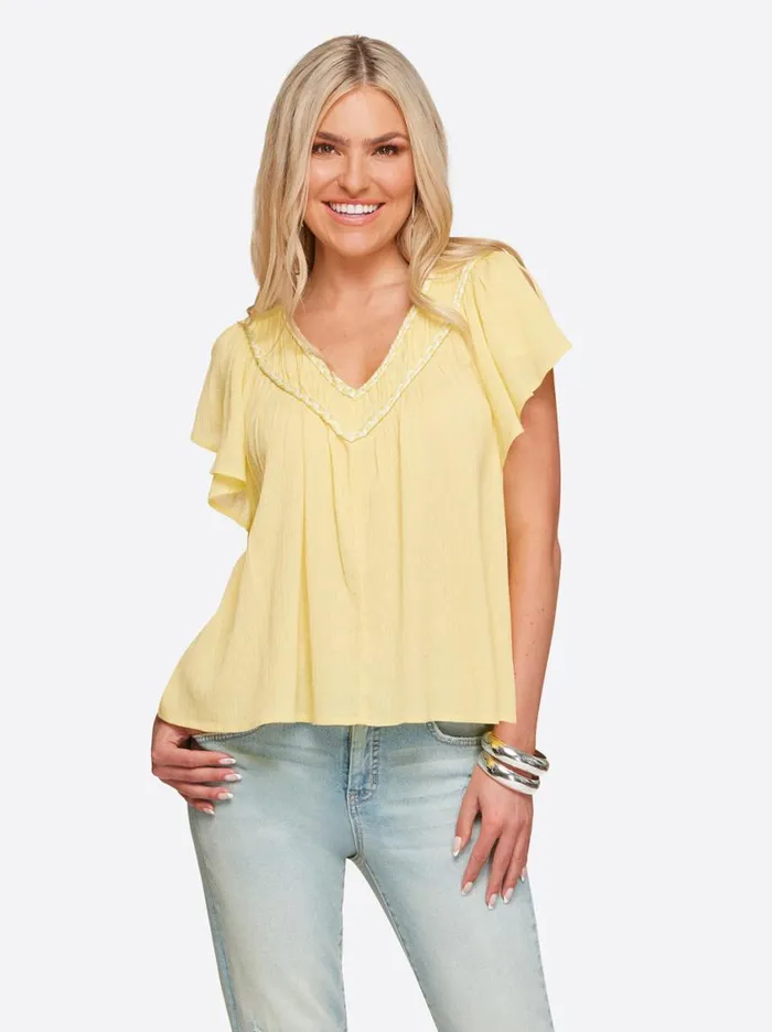 Women Tops and Tees Jessica Simpson Serenity Top In Sundress