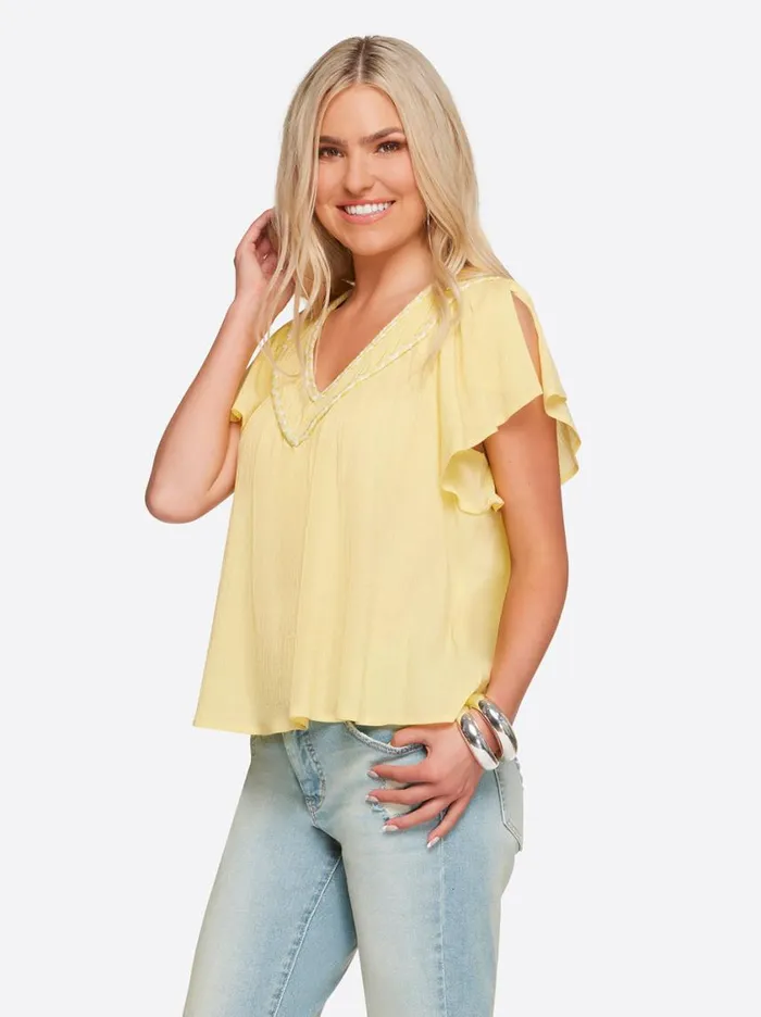 Women Tops and Tees Jessica Simpson Serenity Top In Sundress
