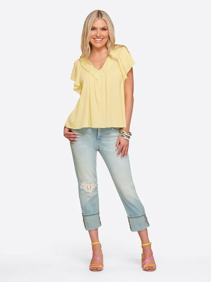 Women Tops and Tees Jessica Simpson Serenity Top In Sundress