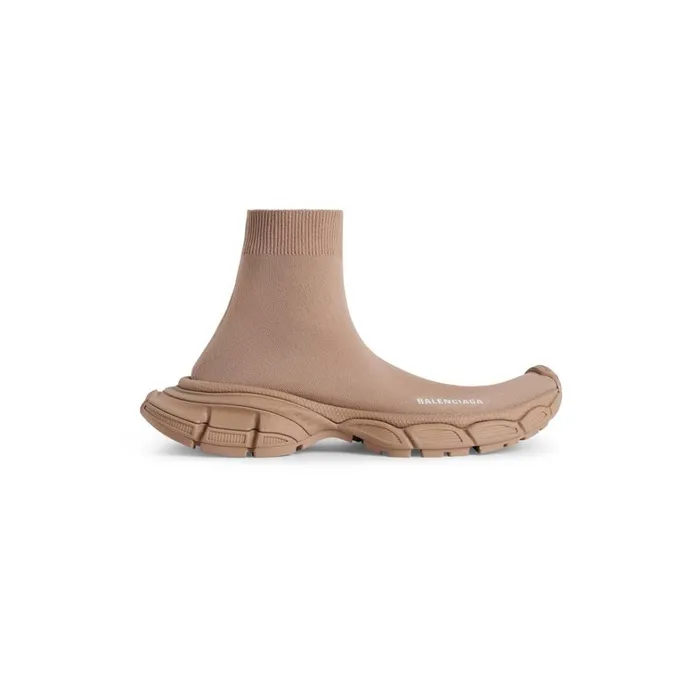 Women Trainers Balenciaga 3xl Sock Recycled Knit Trainers In Beige