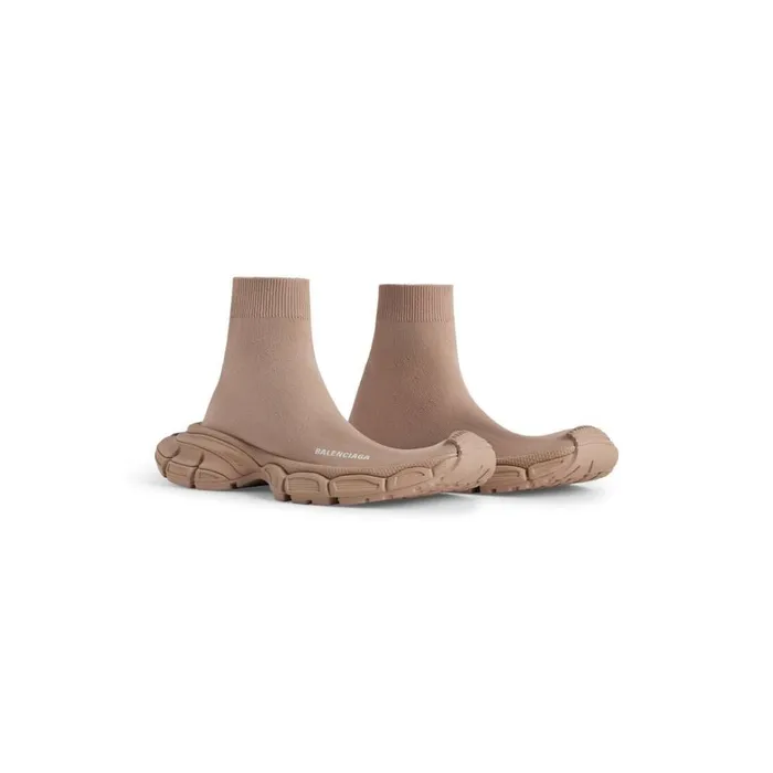 Women Trainers Balenciaga 3xl Sock Recycled Knit Trainers In Beige