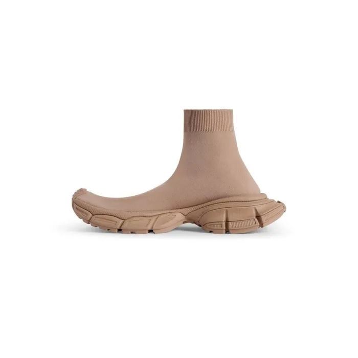 Women Trainers Balenciaga 3xl Sock Recycled Knit Trainers In Beige