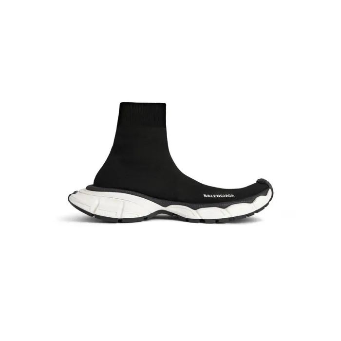 Women Trainers Balenciaga 3xl Sock Recycled Knit Trainers In Black