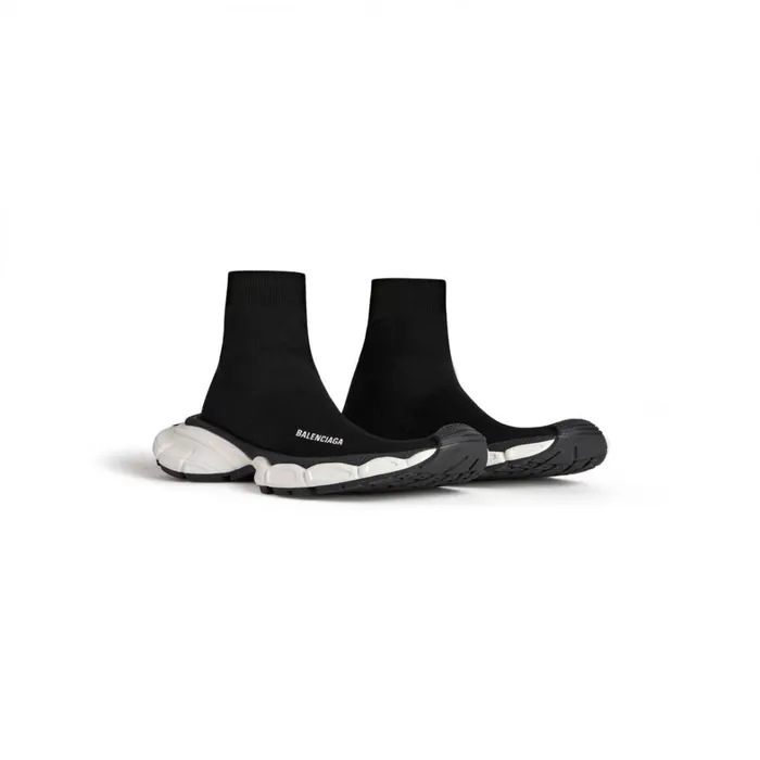 Women Trainers Balenciaga 3xl Sock Recycled Knit Trainers In Black