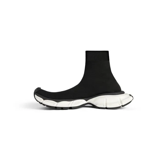 Women Trainers Balenciaga 3xl Sock Recycled Knit Trainers In Black