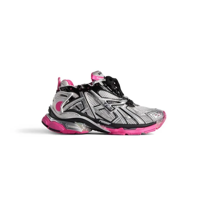 Women Trainers Balenciaga Runner Trainers In Silver