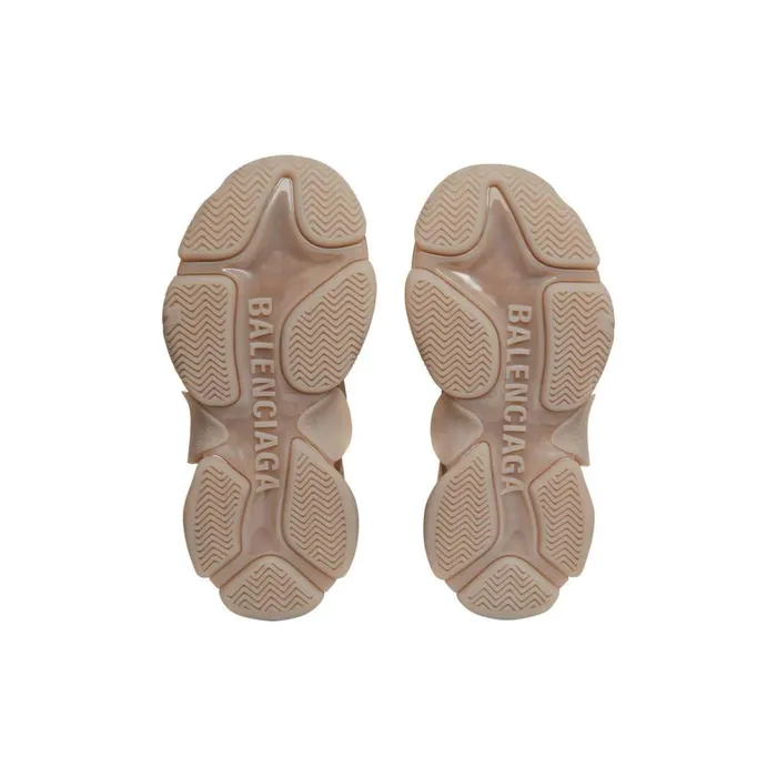 Women Trainers Balenciaga Triple S Clear Sole Trainers In Brown