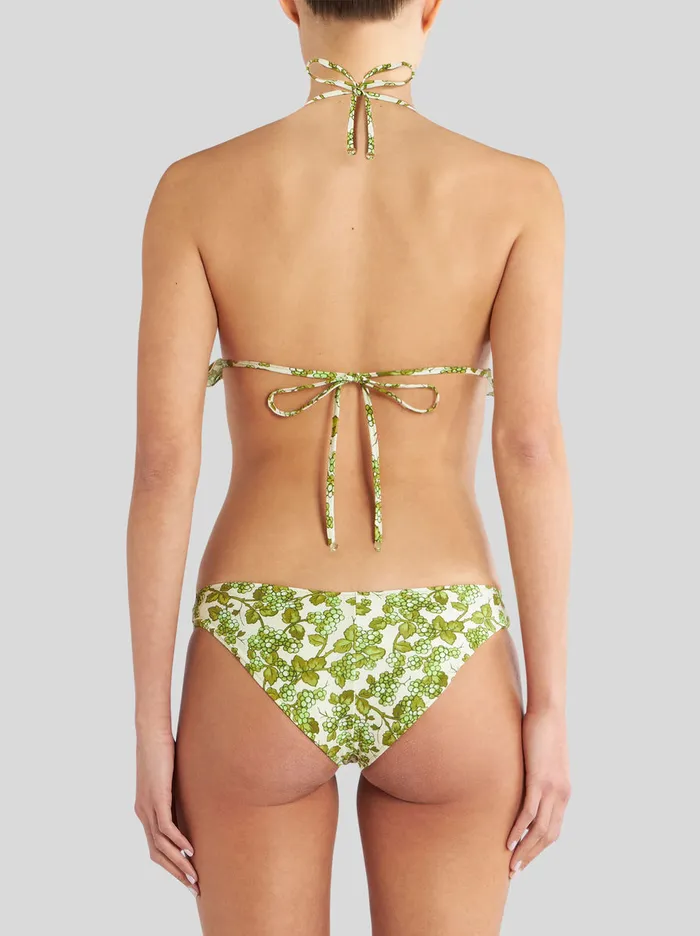 Women Triangle Bikini With Ruches Etro Beachwear
