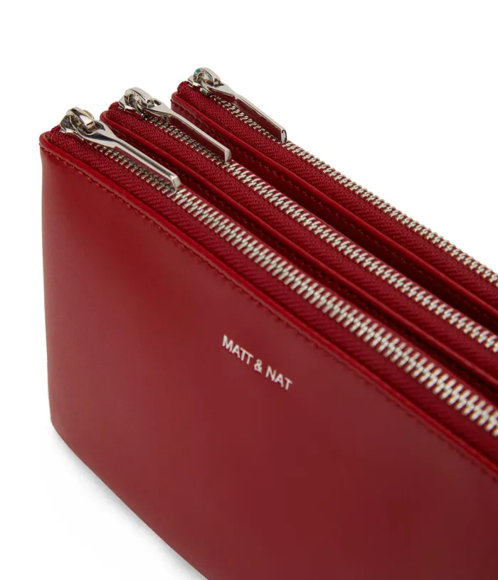 Women Triplet Vegan Crossbody Bag 8211 Loom Gala Matt and Nat Crossbody