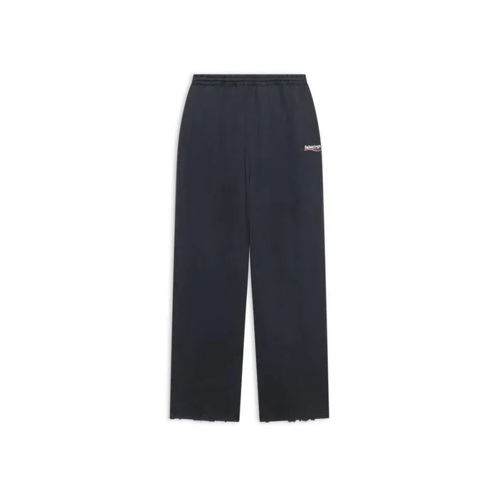 Women Trousers Balenciaga Political Campaign Jogging Trousers In Black