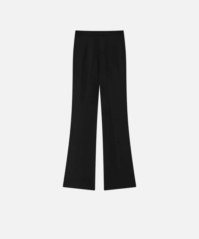 Women Trousers Pinko Highwaist Trousers In Technical Cady Limo Black Women Trousers Pinko Highwaist Trousers In Technical Cady Limo Black