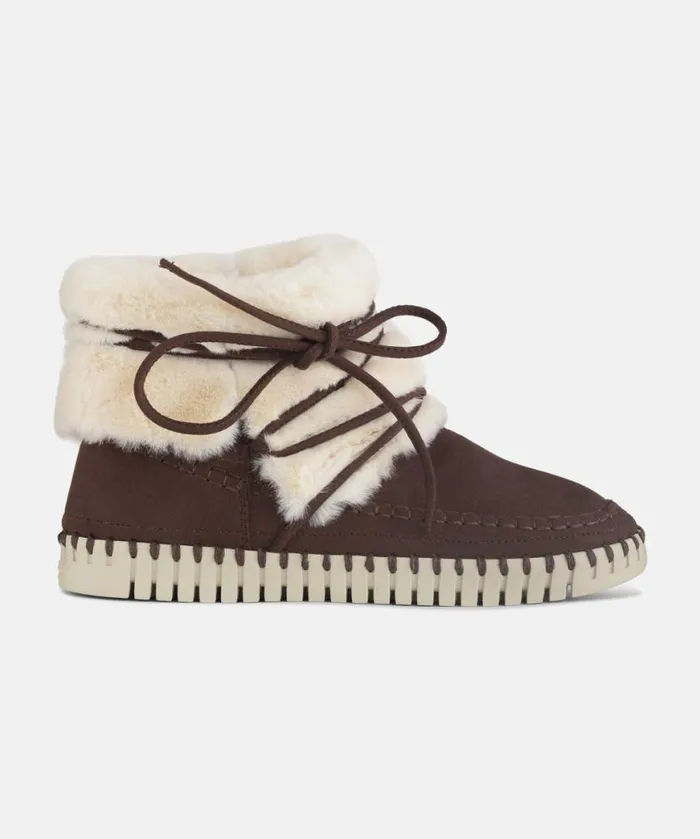 Women Tulip Flats Ilse Jacobsen Ankle Boots 8211 Chocolate Women Tulip Flats Ilse Jacobsen Ankle Boots 8211 Chocolate