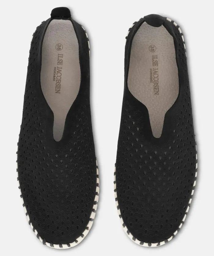 Women Tulip Flats Ilse Jacobsen Flats 8211 Black Women Tulip Flats Ilse Jacobsen Flats 8211 Black