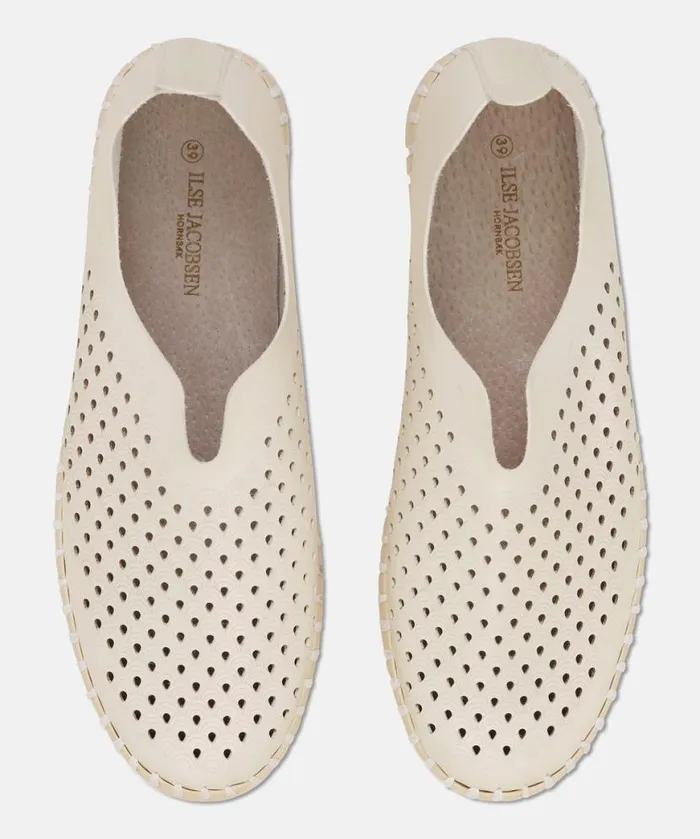 Women Tulip Flats Ilse Jacobsen Flats 8211 Whitecap Women Tulip Flats Ilse Jacobsen Flats 8211 Whitecap