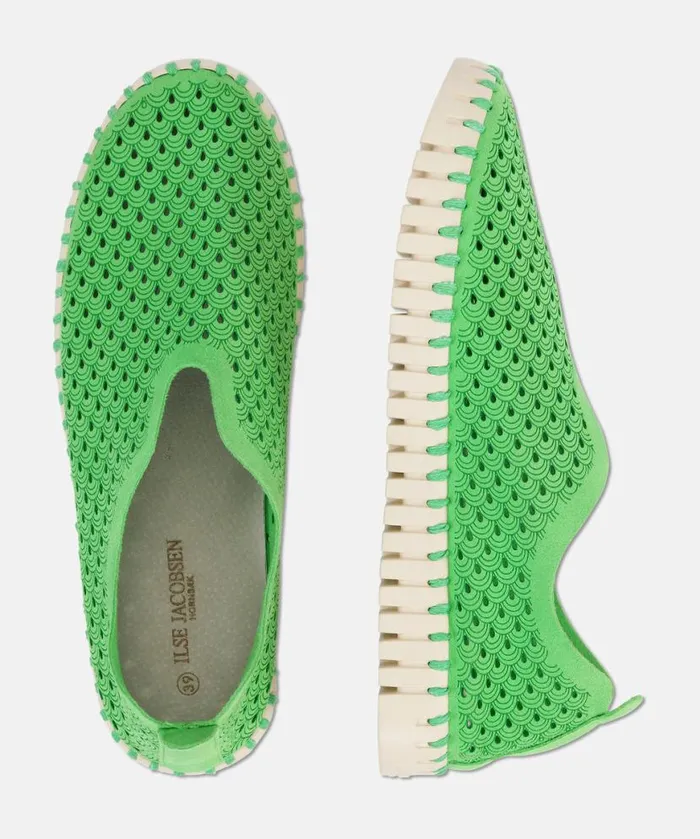 Women Tulip Flats Ilse Jacobsen Tulip SlipIn 8211 Bright Green Women Tulip Flats Ilse Jacobsen Tulip SlipIn 8211 Bright Green
