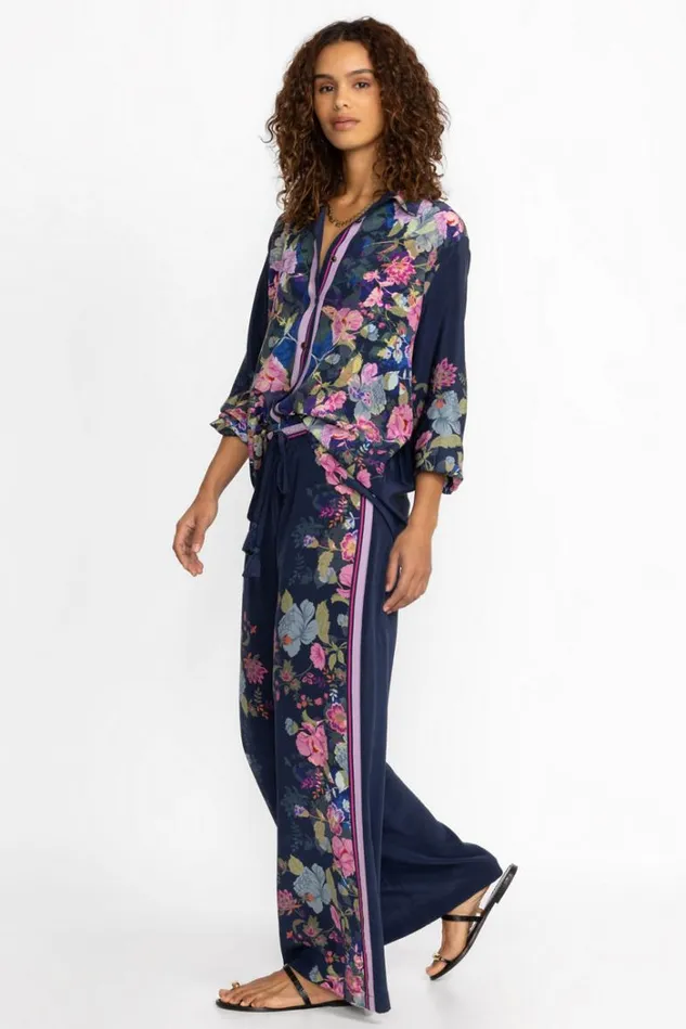 Women VALERIA SILK EASY PANT Valeria Johnny Was Bottoms Women VALERIA SILK EASY PANT Valeria Johnny Was Bottoms