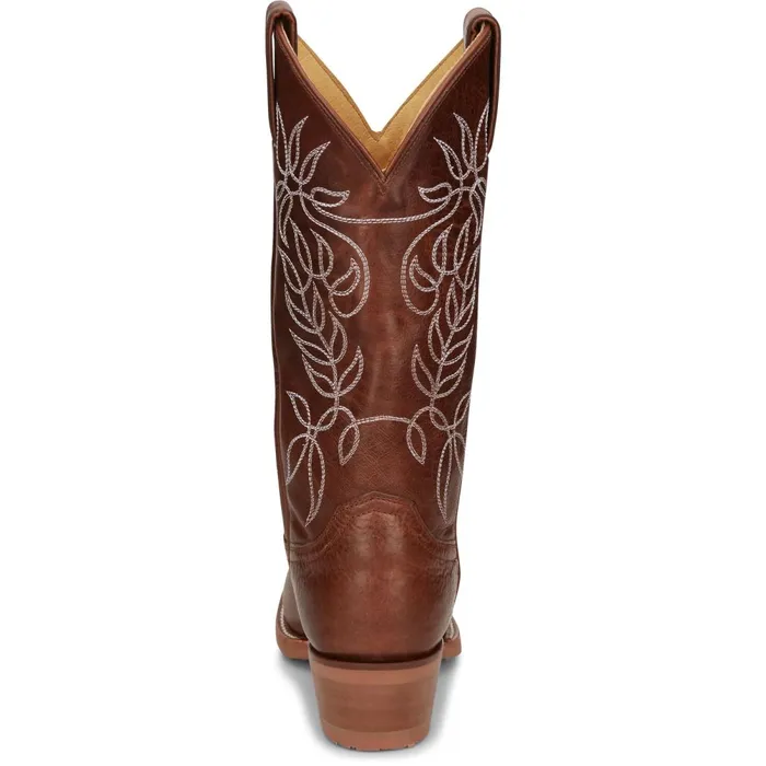 WOMEN Vickery 12034 Western Boot Brown Justin Boots Western