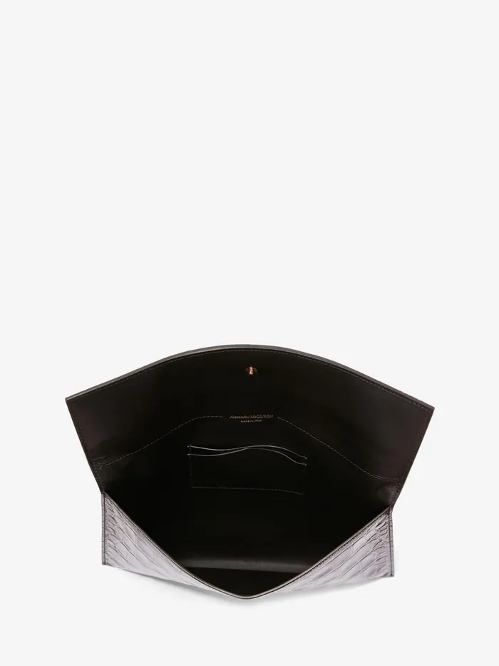 Women Wallets And Cardholders Alexander McQueen Skull Clutch Black