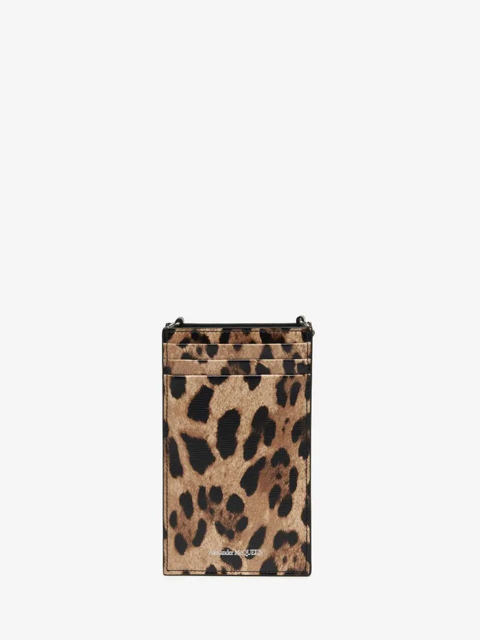 Women Wallets And Cardholders Alexander McQueen Skull Phone Case With Chain Naturalblack