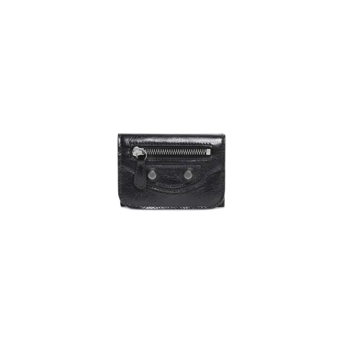 Women Wallets Balenciaga Le Cagole Mini Wallet In Black