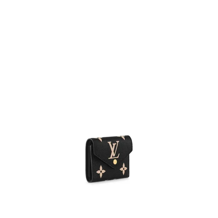 Women Wallets Louis Vuitton Louis Vuitton BlackBeige M80968 Victorine Wallet 8211 Louis Vuitton Handbag Store