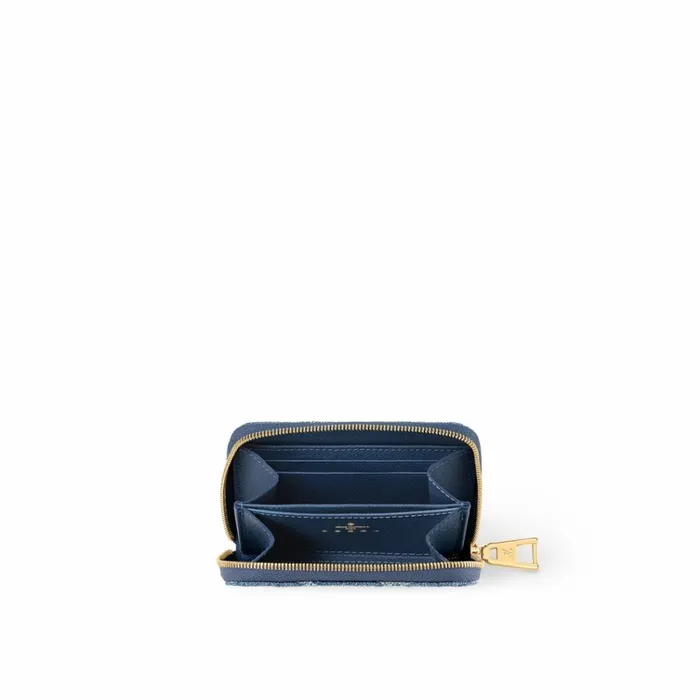 Women Wallets Louis Vuitton Louis Vuitton M82957 Zippy Coin Purse Denim Blue 8211 Louis Vuitton Handbag Store