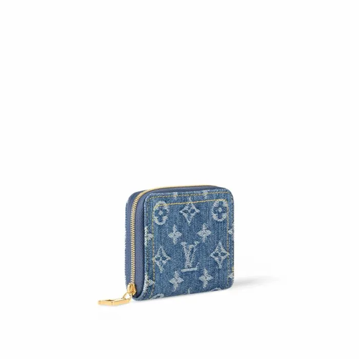 Women Wallets Louis Vuitton Louis Vuitton M82957 Zippy Coin Purse Denim Blue 8211 Louis Vuitton Handbag Store