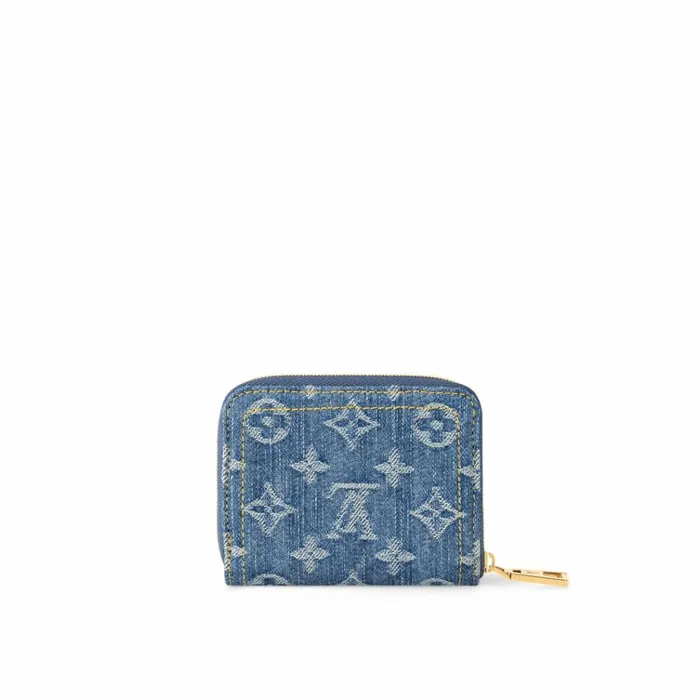 Women Wallets Louis Vuitton Louis Vuitton M82957 Zippy Coin Purse Denim Blue 8211 Louis Vuitton Handbag Store