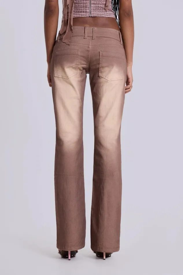 Women Washed Dirty Mauve Thirteen Jeans Jaded London Jeans