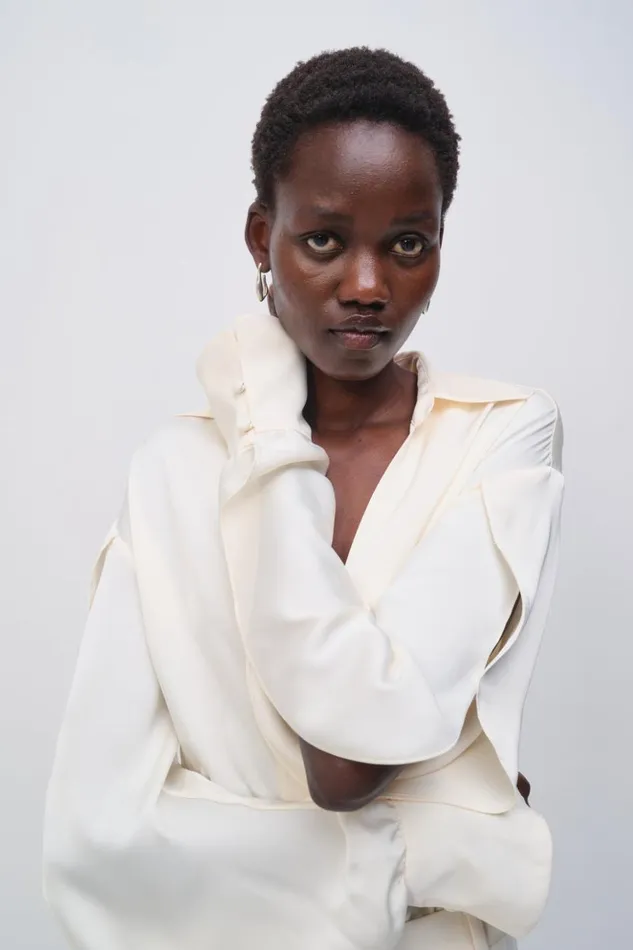 Women Yanna Shirt Natural White Jonathan Simkhai Tops and Bodysuits