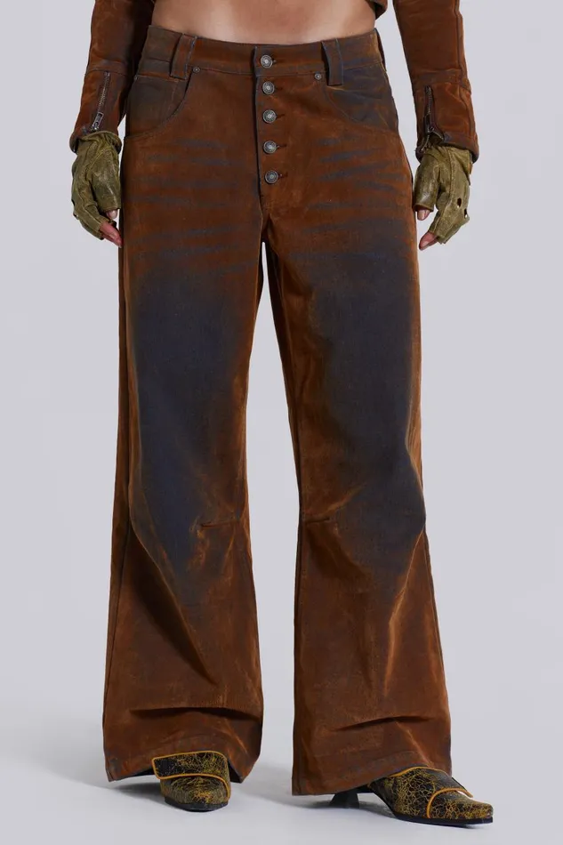 Women Zebe Velvet Touch Jeans Jaded London CoOrds
