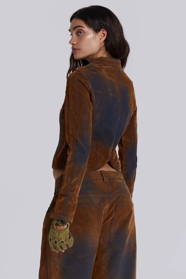 Women Zebe Velvet Touch Jeans Jaded London CoOrds