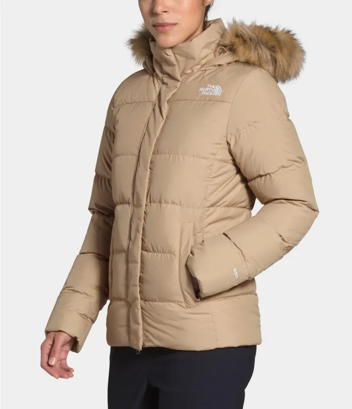 Womens Gotham Jacket Hawthorne Khaki The North Face Parkas