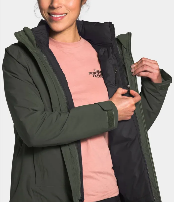 Womens Mountain Light FUTURELIGHT Triclimate Jacket New Taupe Greentnf Black The North Face Insulated and Down Jackets