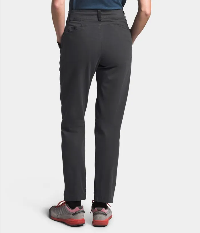 Womens North Dome Cotton MidRise Pant Asphalt Grey The North Face Pants