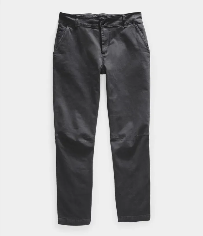 Womens North Dome Cotton MidRise Pant Asphalt Grey The North Face Pants