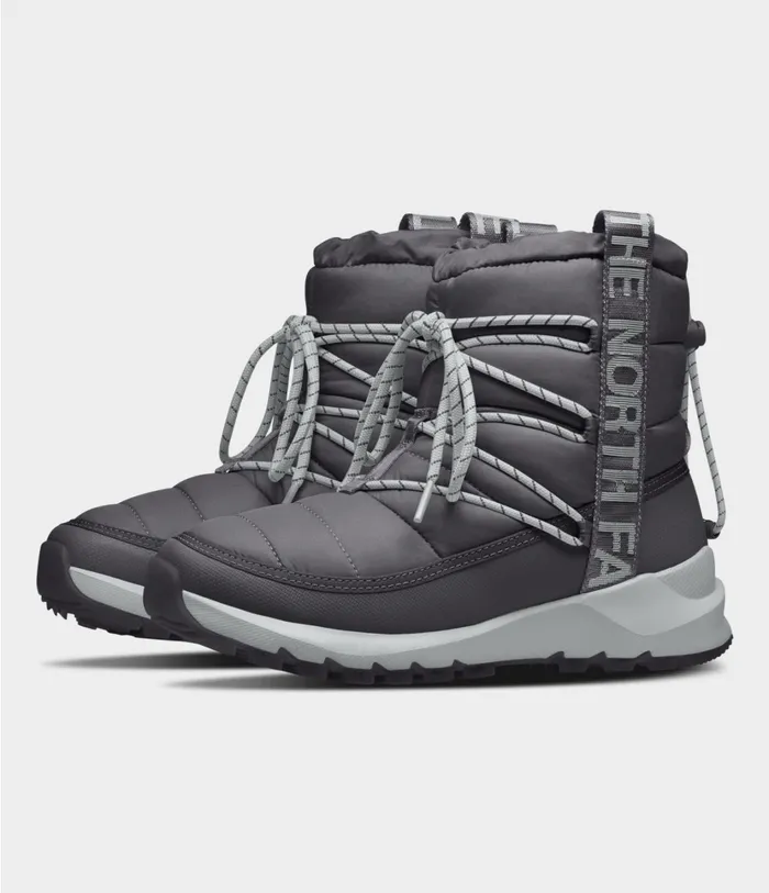 Womens ThermoBall Lace Up Vanadis Greytin Grey The North Face Winter Boots