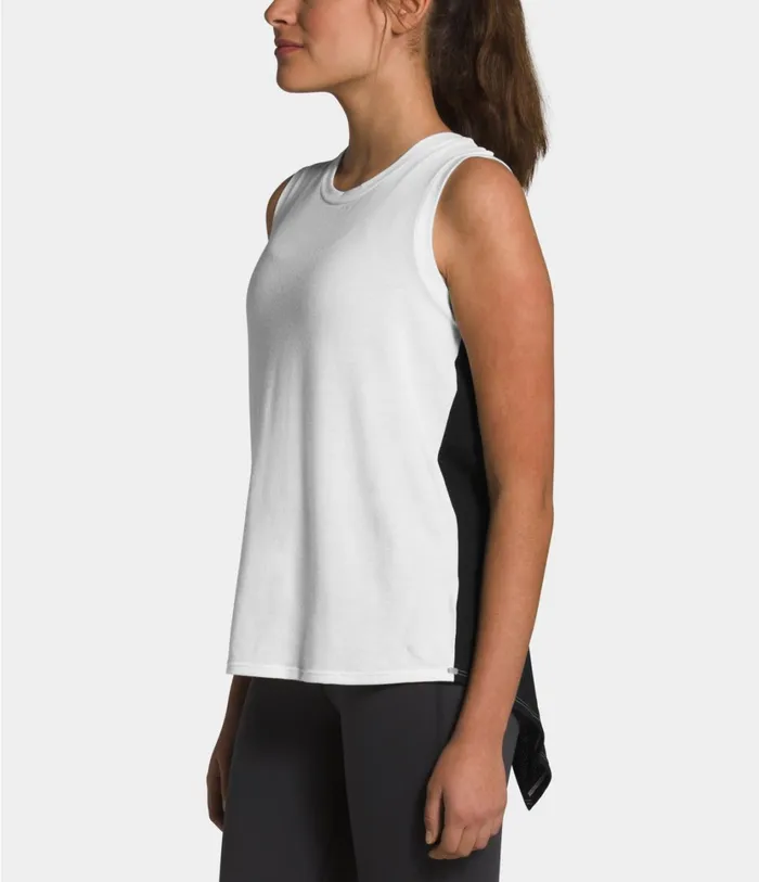 Womens Workout Novelty Tank Tnf Whitetnf Black The North Face Active Tops