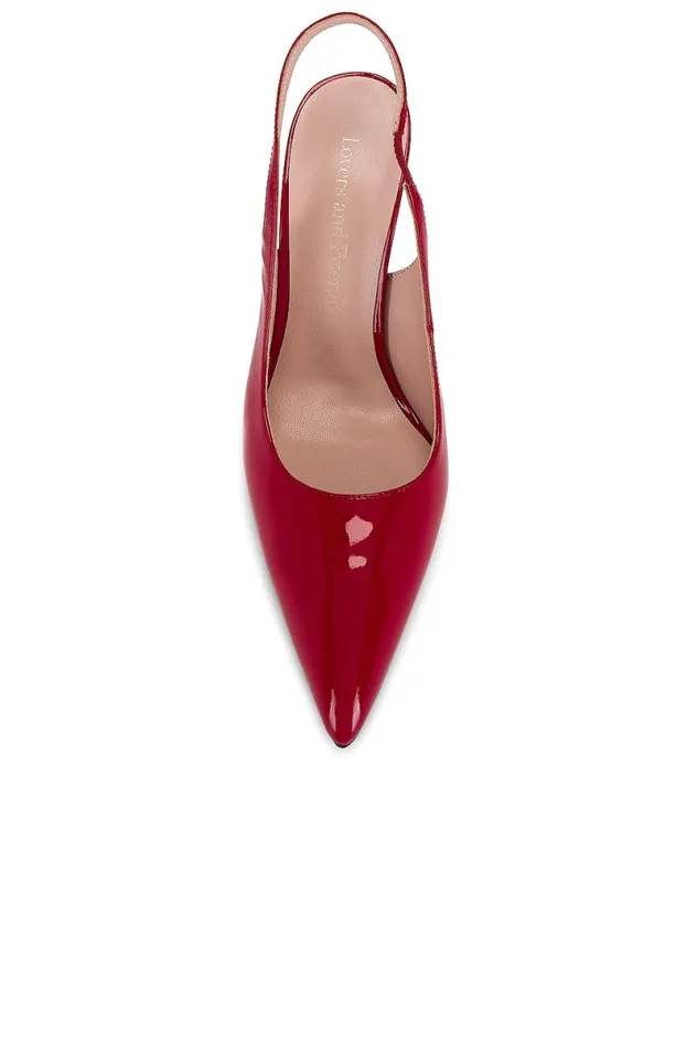 X Rachel Matia Heel Red Women Lovers and Friends Shoes