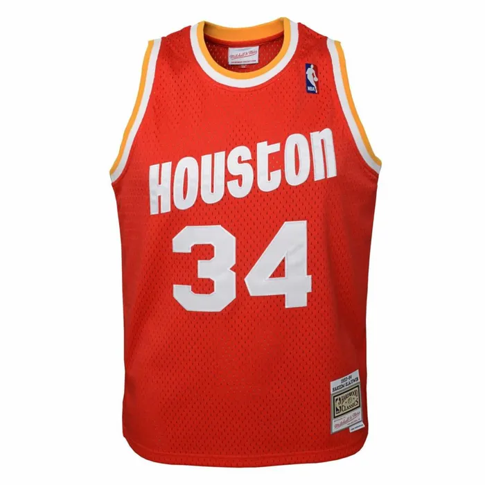 Youth Big Kids Mitchell and Ness Swingman Hakeem Olajuwon Houston Rockets Road 199394 Jersey Youth Big Kids Mitchell and Ness Swingman Hakeem Olajuwon Houston Rockets Road 199394 Jersey