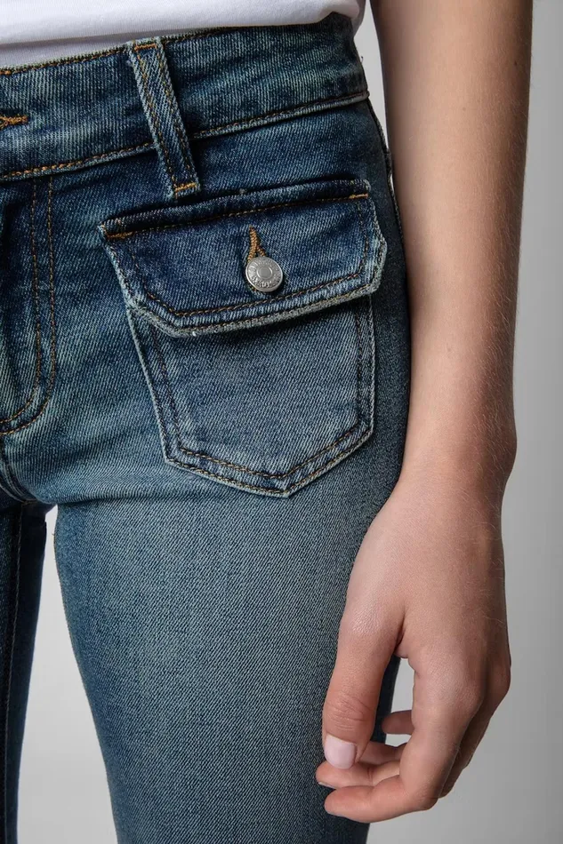 Zadig and Voltaire Denim HIPPIE DENIM LIGHT BLUE 8211 Women Zadig and Voltaire Denim HIPPIE DENIM LIGHT BLUE 8211 Women