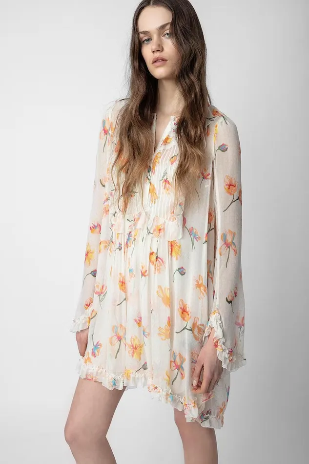 Zadig and Voltaire Dresses RACKEL DRESS VANILLA 8211 Women