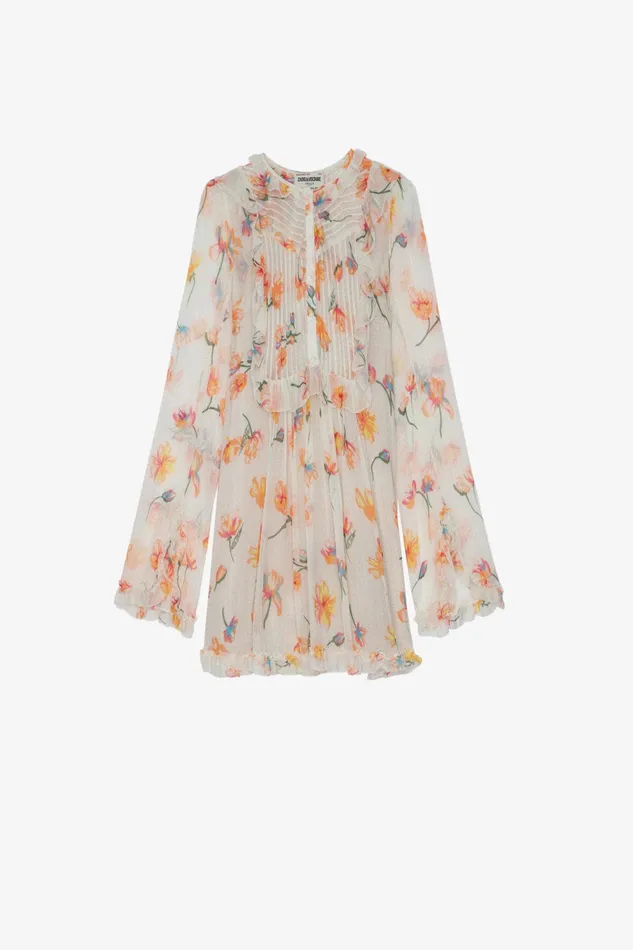 Zadig and Voltaire Dresses RACKEL DRESS VANILLA 8211 Women Zadig and Voltaire Dresses RACKEL DRESS VANILLA 8211 Women