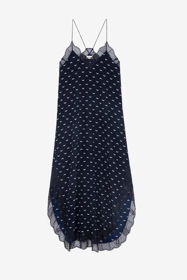 Zadig and Voltaire Dresses RISTYL POLKA WINGS MARINE 8211 Women Zadig and Voltaire Dresses RISTYL POLKA WINGS MARINE 8211 Women
