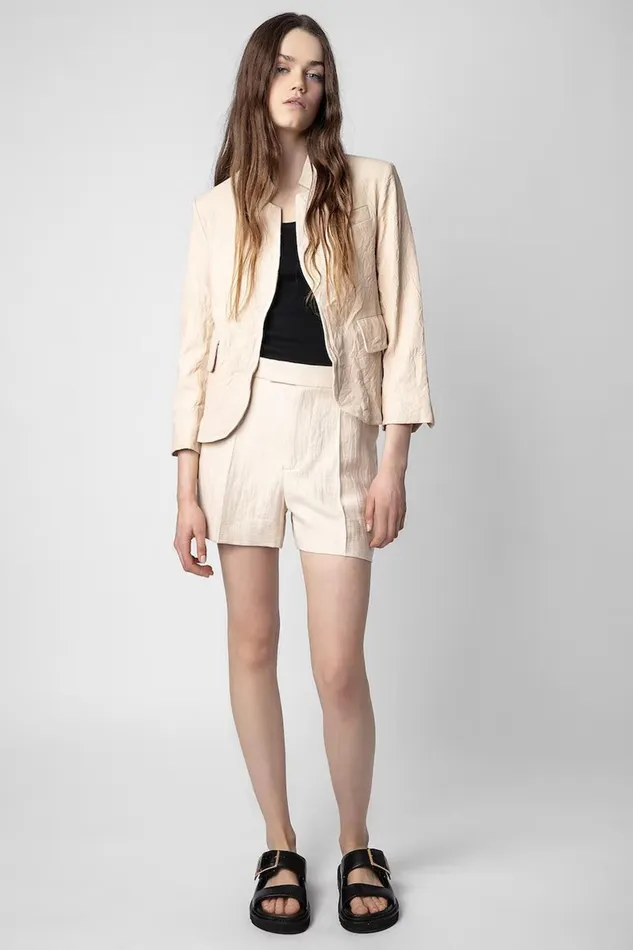 Zadig and Voltaire Jackets VERYS LHT JKT POWDER 8211 Women Zadig and Voltaire Jackets VERYS LHT JKT POWDER 8211 Women