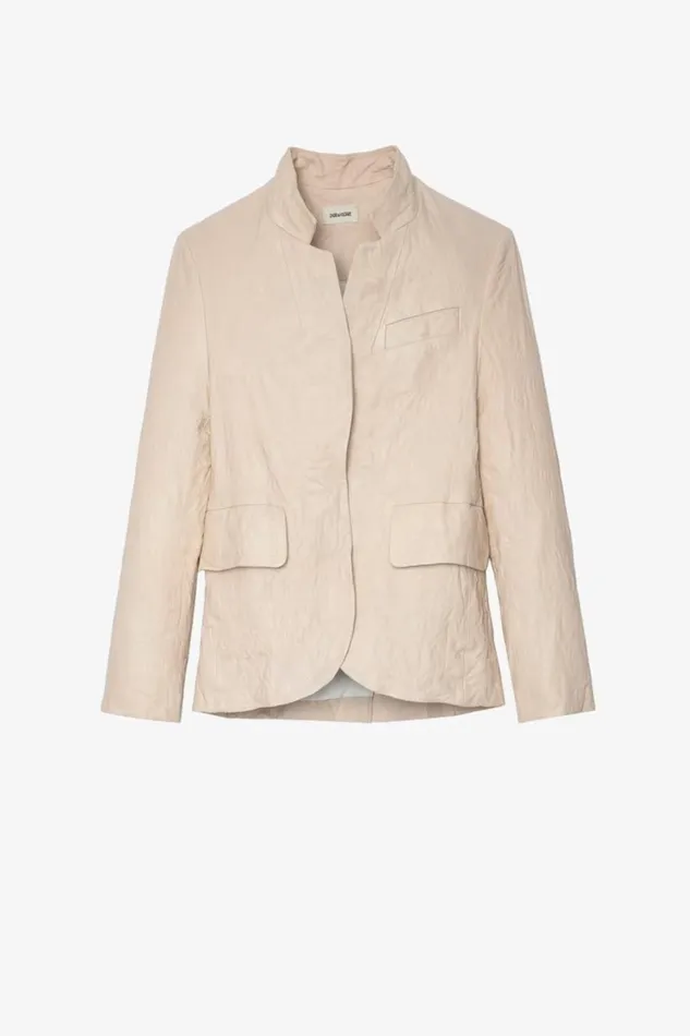 Zadig and Voltaire Jackets VERYS LHT JKT POWDER 8211 Women Zadig and Voltaire Jackets VERYS LHT JKT POWDER 8211 Women