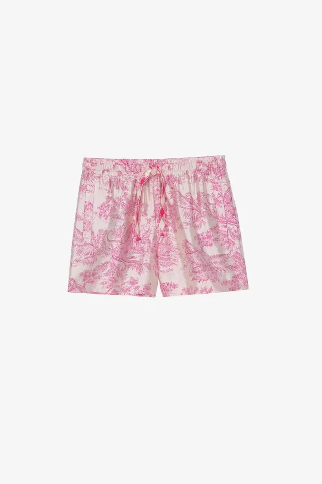 Zadig and Voltaire Skirts and Shorts PAX TOILE SHORTS PINK 8211 Women Zadig and Voltaire Skirts and Shorts PAX TOILE SHORTS PINK 8211 Women